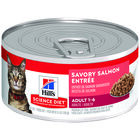 Science Diet, Adult Savory Salmon Canned Cat Food, 156g - Wet Cat Food image number null