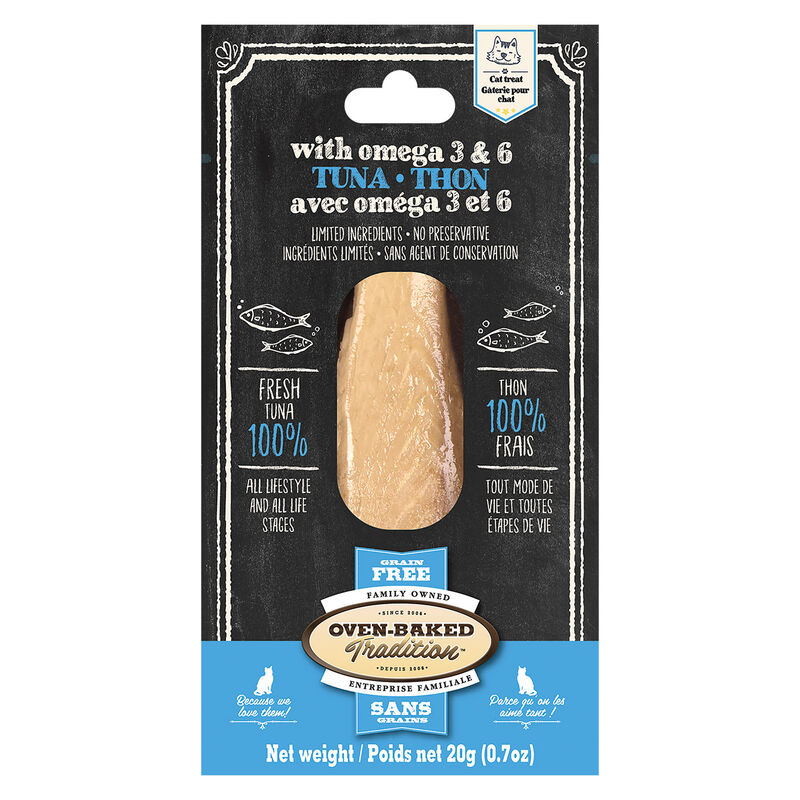Oven Baked, Fillet - Tuna with Omega 3 & 6 - Cat Treats image number null