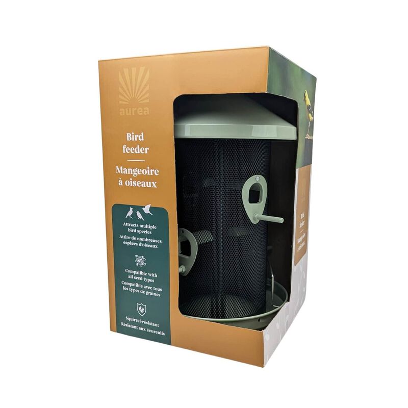 Aurea Metal Bird Feeder - Green image number null