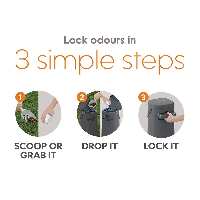 Pet Genie, Dog Waste Disposal System with Jumbo Refill image number null