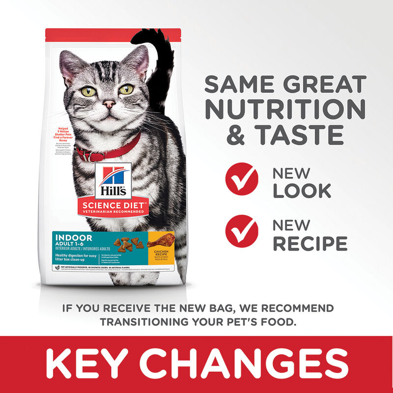 Science Diet, Adult Indoor Chicken Recipe Dry Cat Food - Dry Cat Food image number null