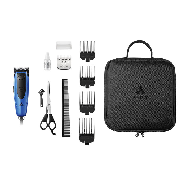Andis, Easy Clip Versa Clipper Kit - Blue - Grooming Clipper image number null