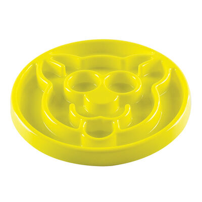 BeOneBreed, Feline, Slow Feeder - Yellow - 8" - Cat Auto Feeder