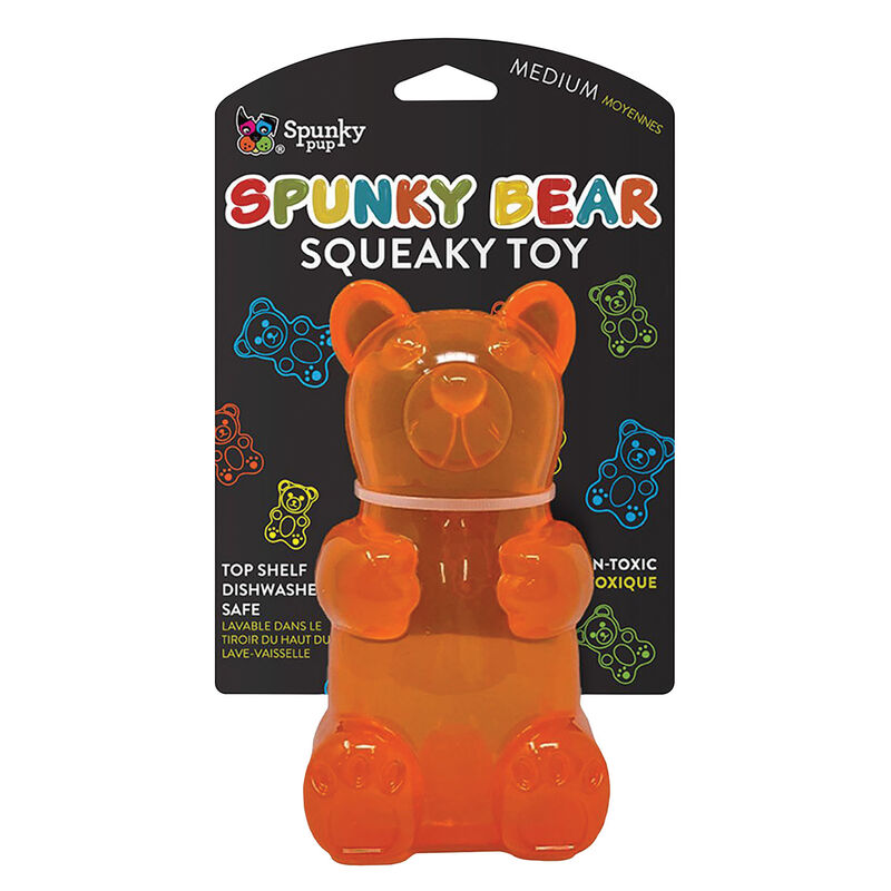 Spunky Pup, Spunky Bear - Squeaky Toy image number null