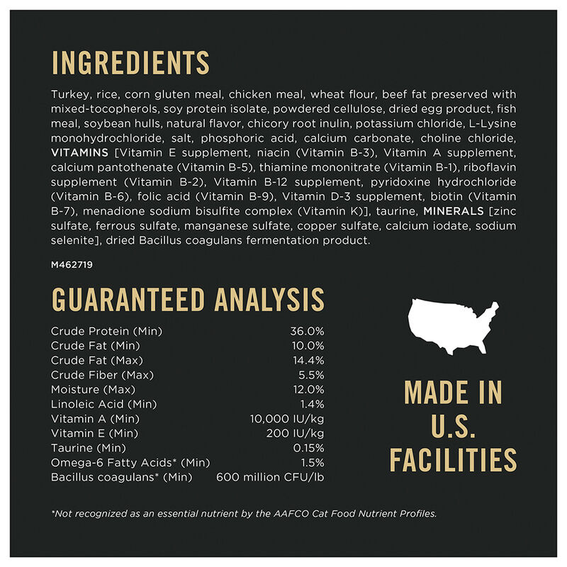 Pro Plan, FelineAdult-SpecIndoorHairball-Turkey&Rice - Dry Cat Food image number null