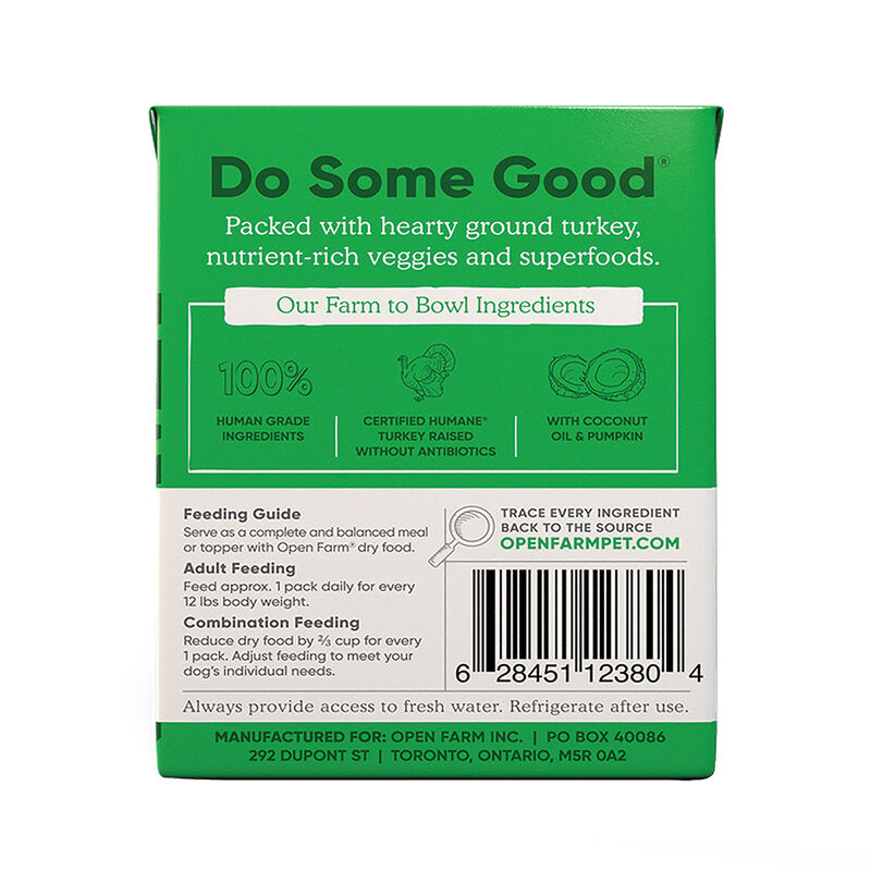 Open Farm, Homestead Turkey Rustic Stew Dog Wet Food - 354 g - Wet Dog Food image number null