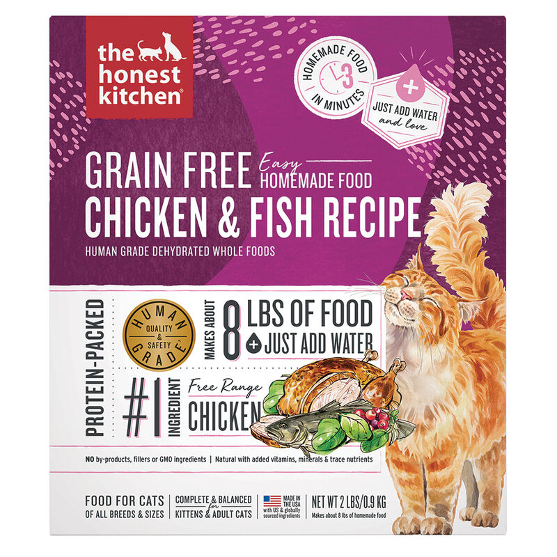The Honest Kitchen, Adult Feline - GF Chicken & Fish - 0.90 kg - Freeze Dried Cat Food image number null
