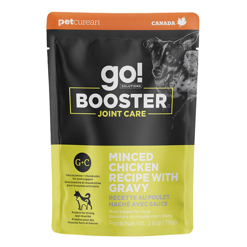 GO! SOLUTIONS,  BOOSTER Joint Care Minced Chicken with gravy - 78 g - Wet Dog Food image number null