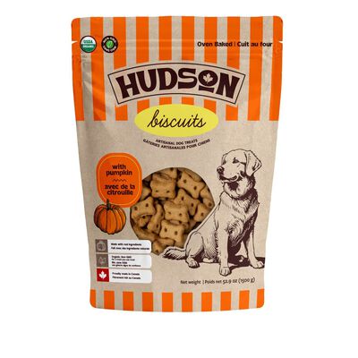 Hudson, Harvest Pumpkin - Dog Biscuit