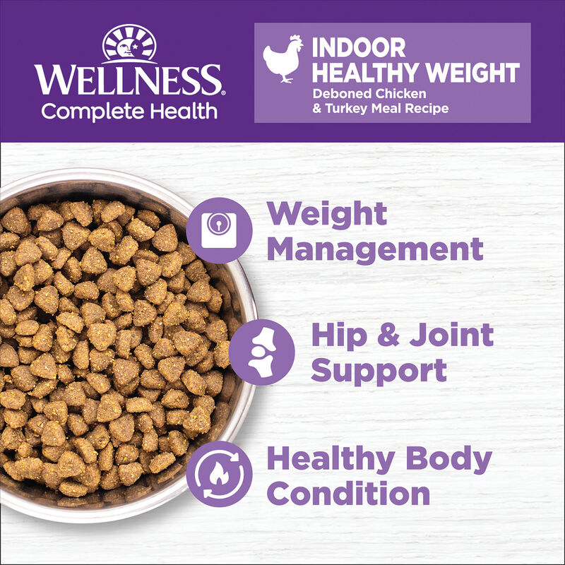 Wellness, Feline Adult - GF Complete Health - Healthy Weight - Chicken - Dry Cat Food image number null