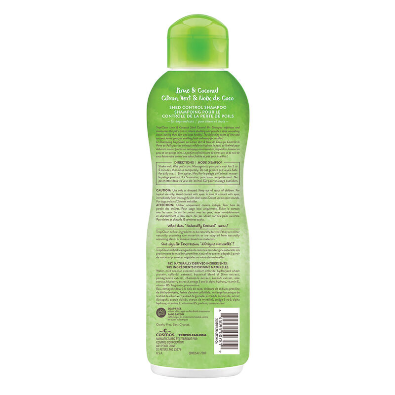 Tropiclean, Lime & Coconut Shampoo image number null