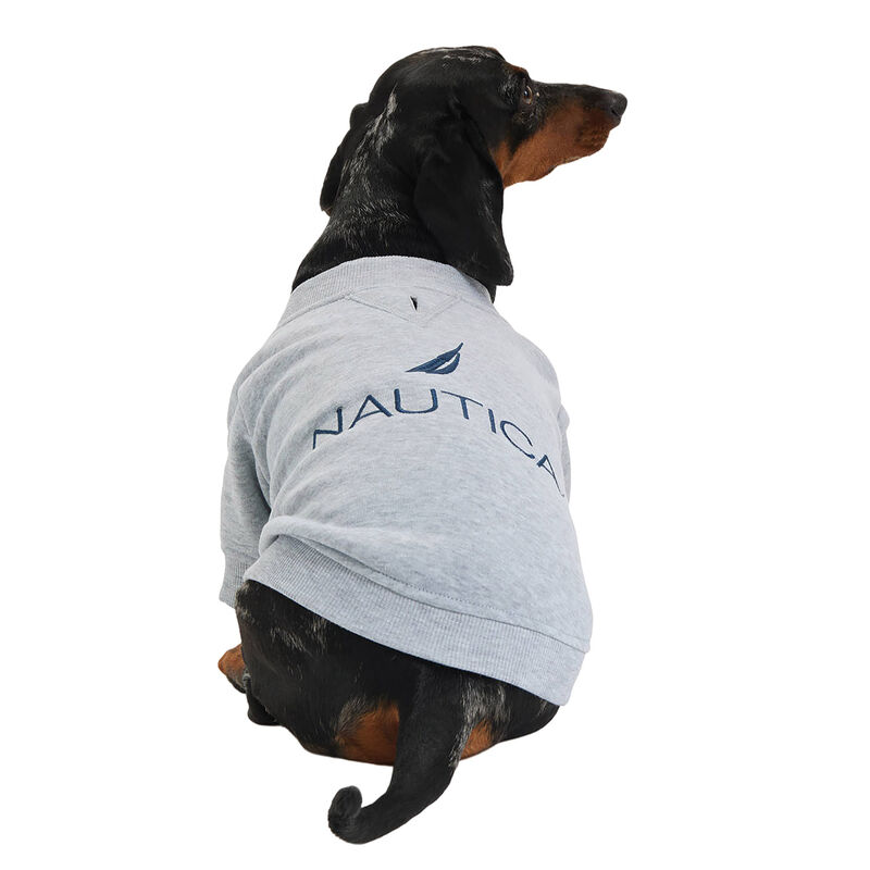 Nautica, Crewneck Logo Sweatshirt - Grey image number null