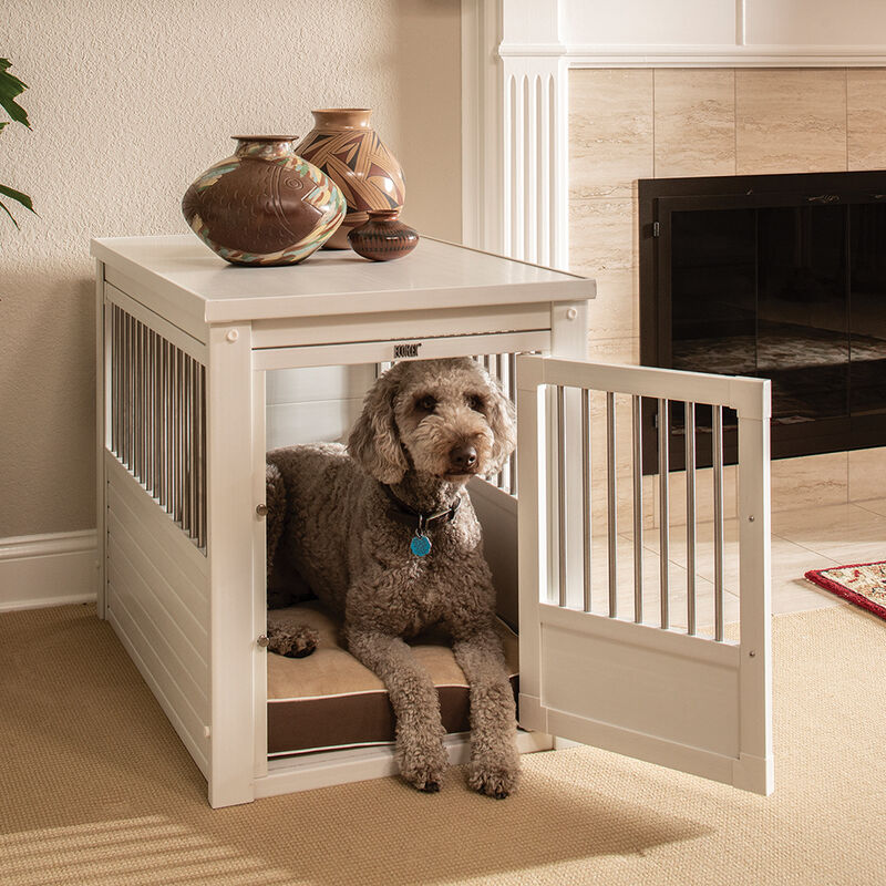 New Age Pet, InnPlace Dog Crate - Antique White image number null