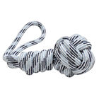 Bozzy, Ball Rope Dog Toy - Blue Mix image number null