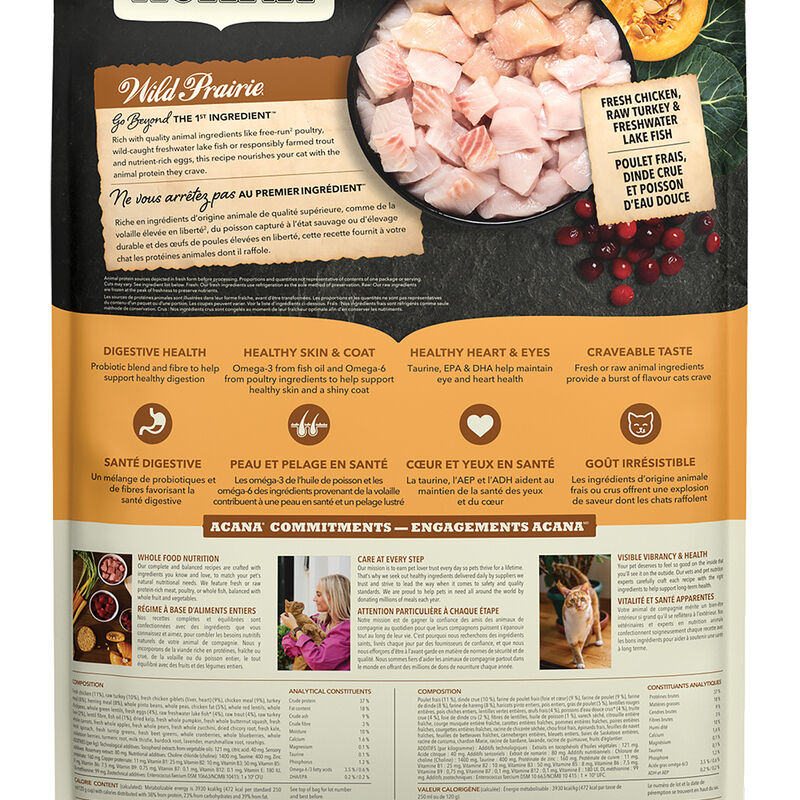 Acana, Feline Adult - Wild Prairie - Dry Cat Food image number null