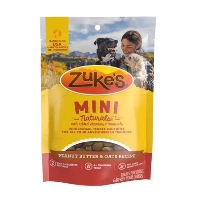 Zukes, Mini Naturals Peanut Butter & Oats