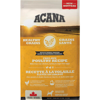 Acana, Adult - Healthy Grains - Free-Run Poultry - Dry Dog Food