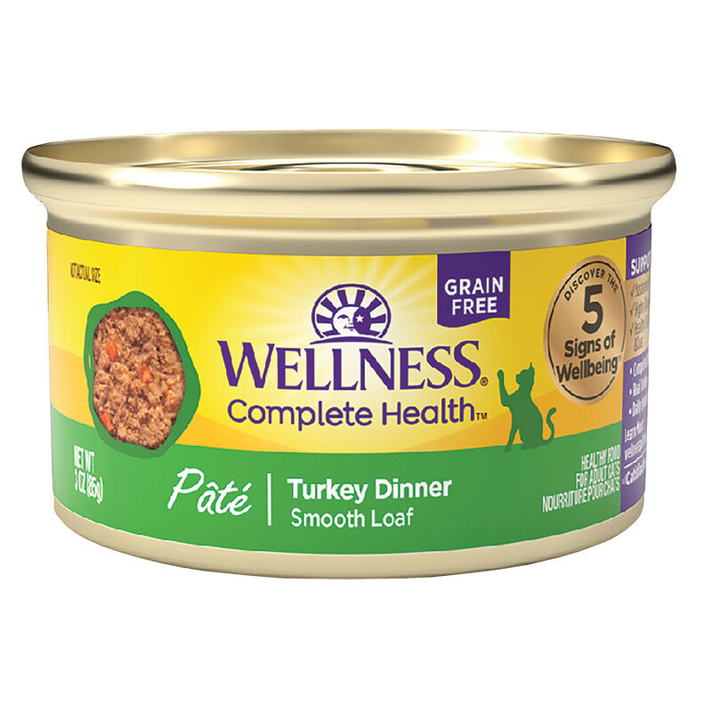 Wellness, Canned Cat Food, Complete Health, Turkey - Wet Cat Food image number null