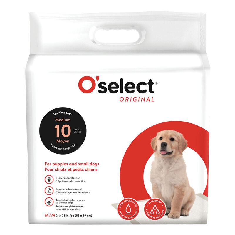 O'select Training Pads - Small Dogs and Puppies - 10 Pk image number null