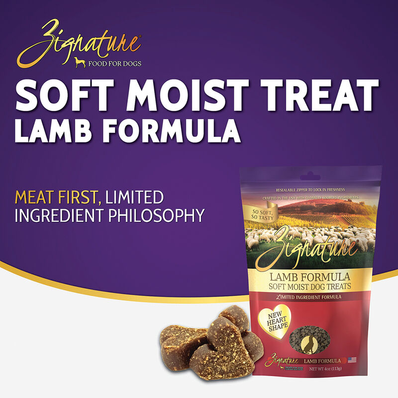 Zignature, Soft Moist Treats - Limited Ingredient - Grain Free - Lamb - 113 g image number null
