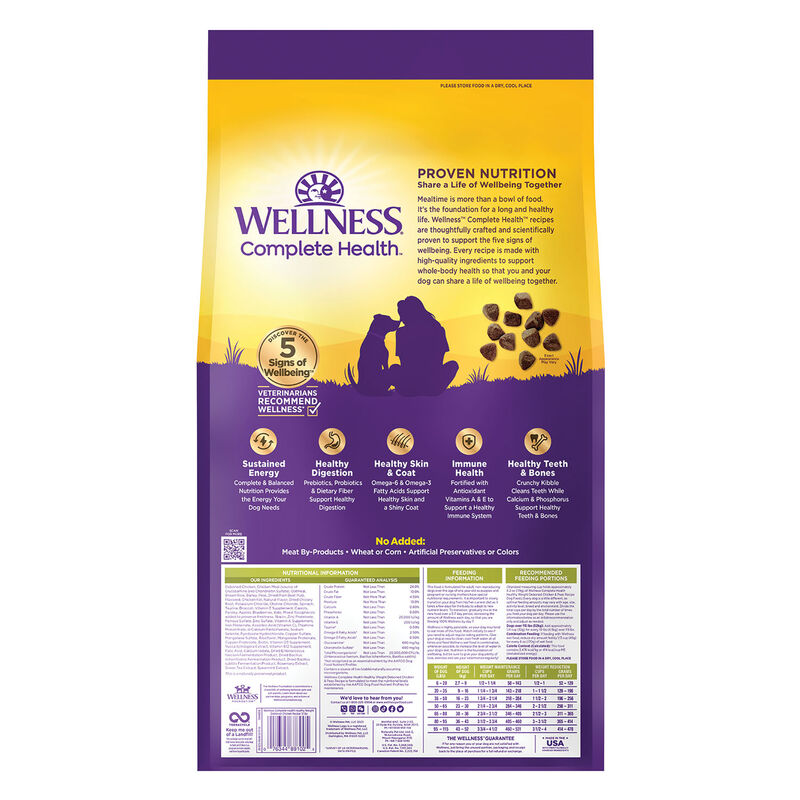 Wellness, Complete Health, Healthy Weight Deboned Chicken & Peas - Dry Dog Food image number null