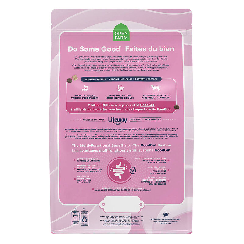 Open Farm, GoodGut Wild-Caught Salmon Recipe - Dry Dog Food image number null