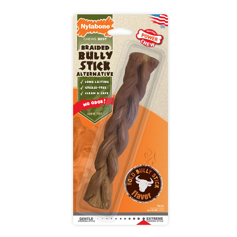 Nylabone, Power Chew, Bully Braid Stick - Alternative - Giant image number null