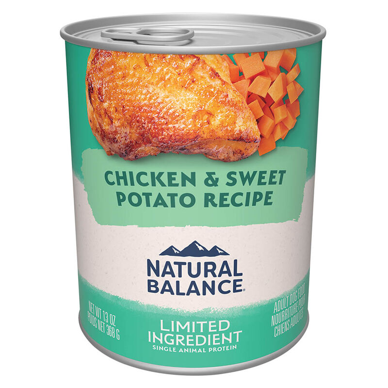 Natural Balance, Adult LID Chicken & Sweet Potato - 369 g - Wet Dog Food image number null