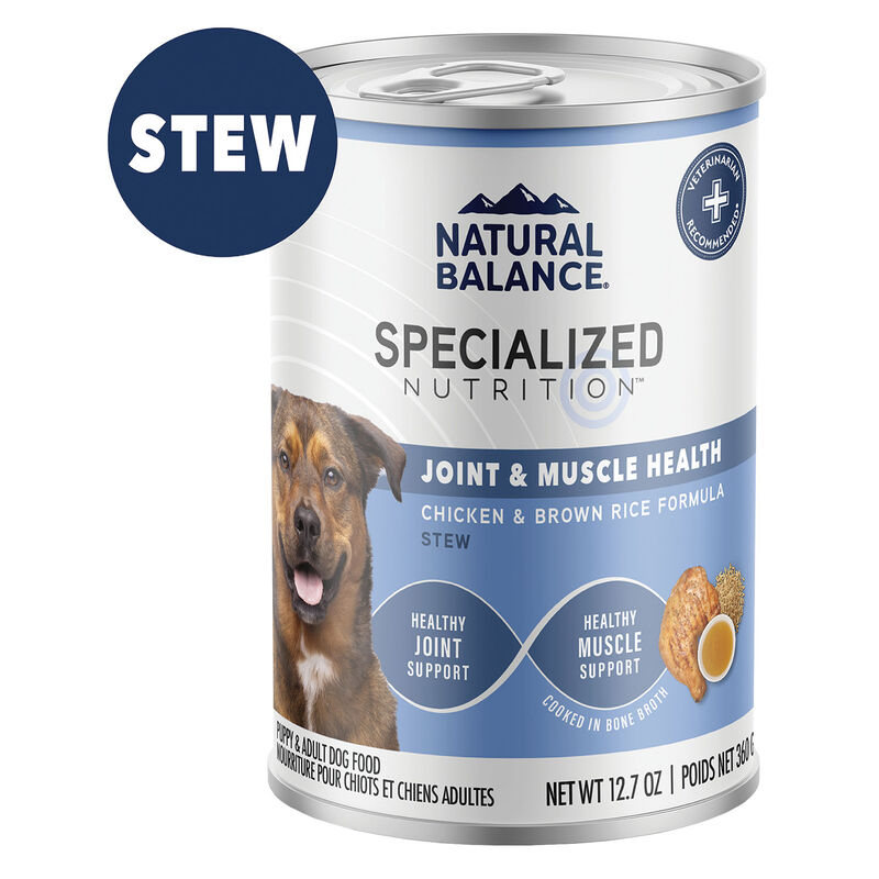 Natural Balance, Specialized Nutrition - Joint & Muscle Health Chicken & Brown Rice Formula - Wet Do image number null