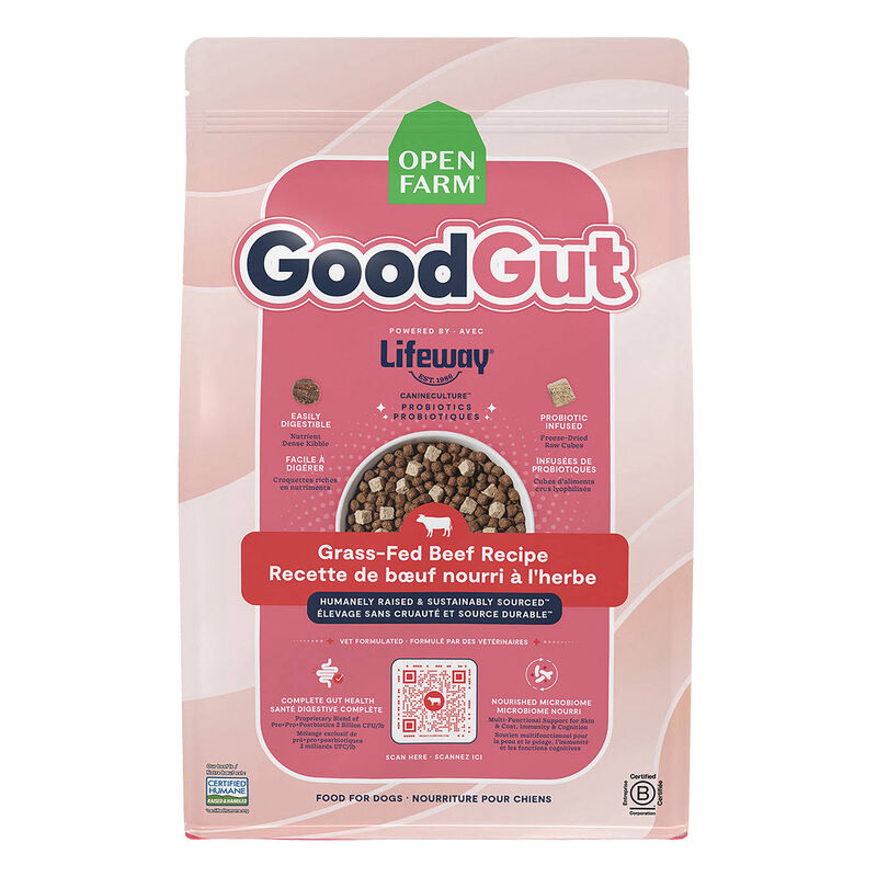 Open Farm, GoodGut Grass-Fed Beef Recipe - Dry Dog Food image number null