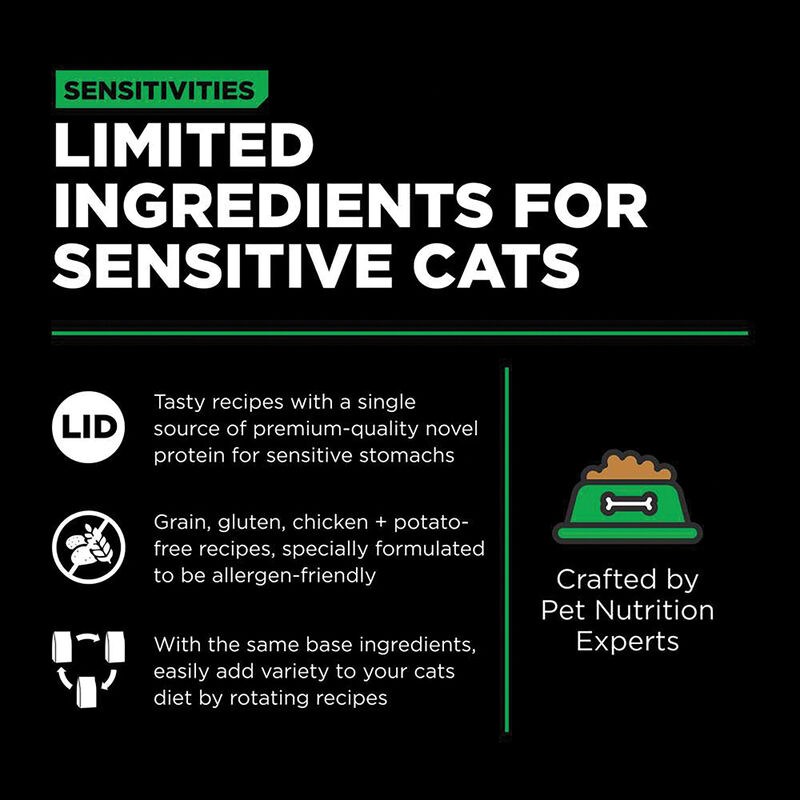 GO! SOLUTIONS, Feline Adult - LI Sensitivites GF Insect Recipe - Dry Cat Food image number null
