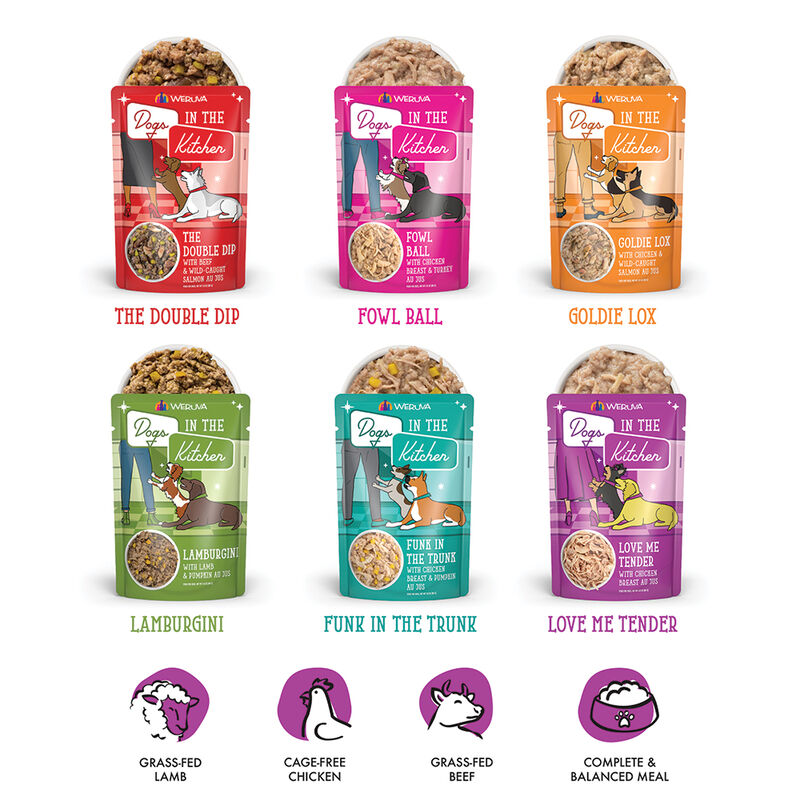 Weruva, Can,Adult - Pooch Party Pack - 80 g - 12 pk - Minced - Wet Dog Food image number null