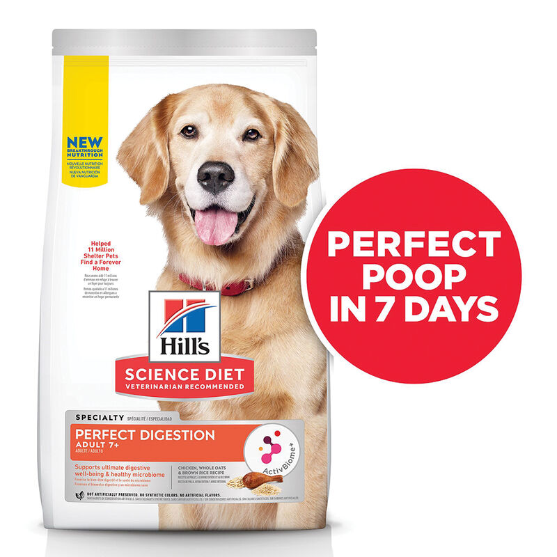 Science Diet, Adult 7+ - Perfect Digestion Chicken - 9.98 kg - Dry Dog Food image number null