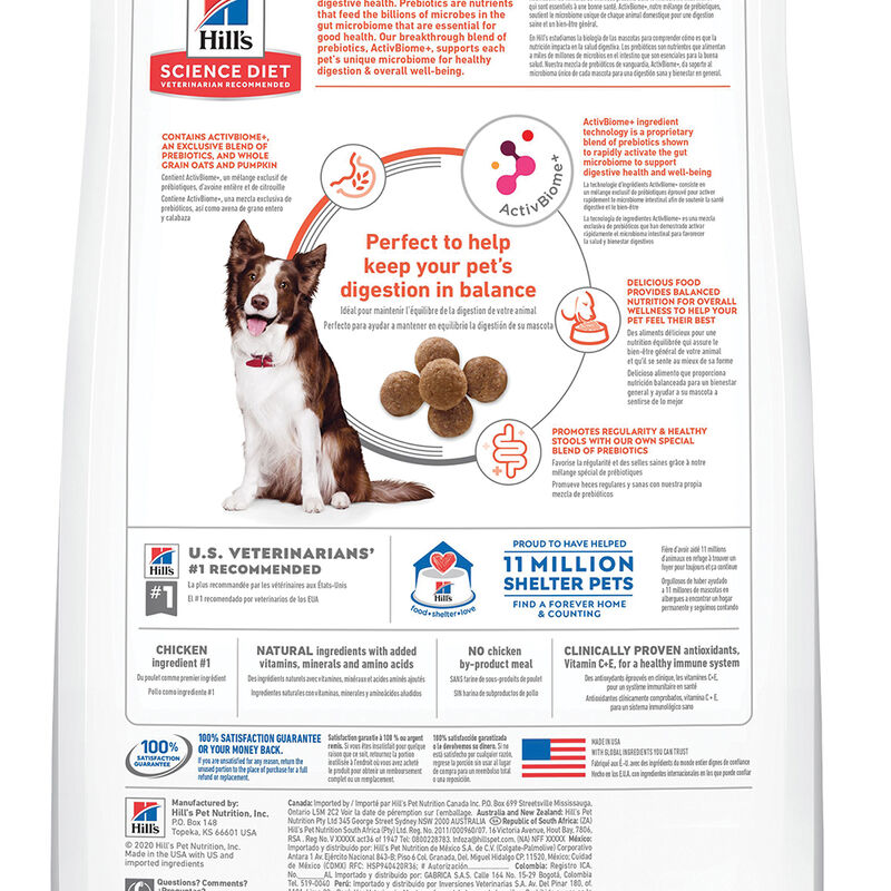 Science Diet, Adult - Perfect Digestion Chicken - Dry Dog Food image number null