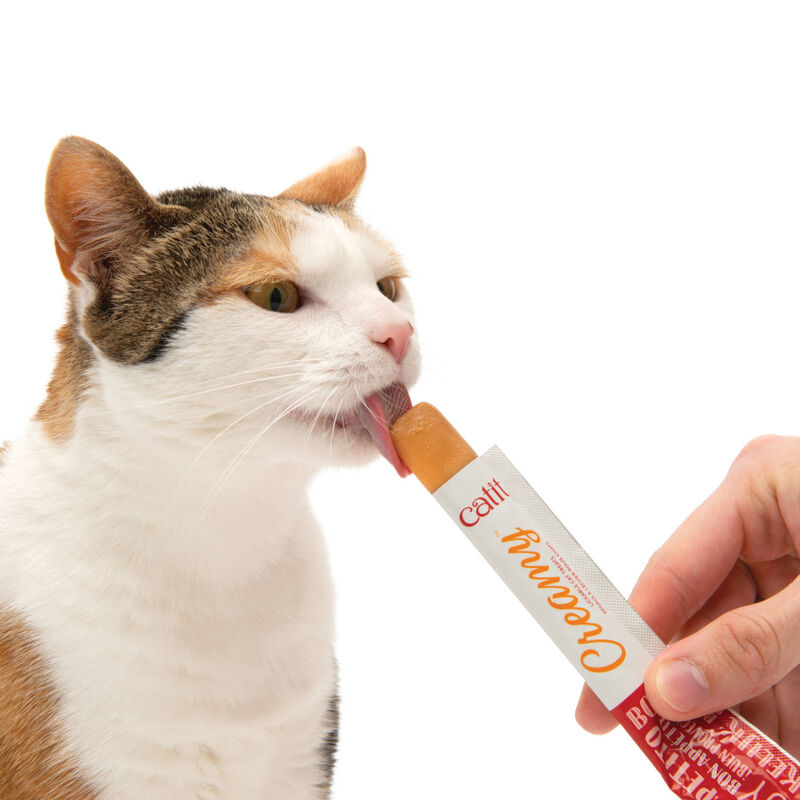 Catit, Creamy Treats  - Chicken & Liver Flavour - 50 pk - Cat Treat image number null