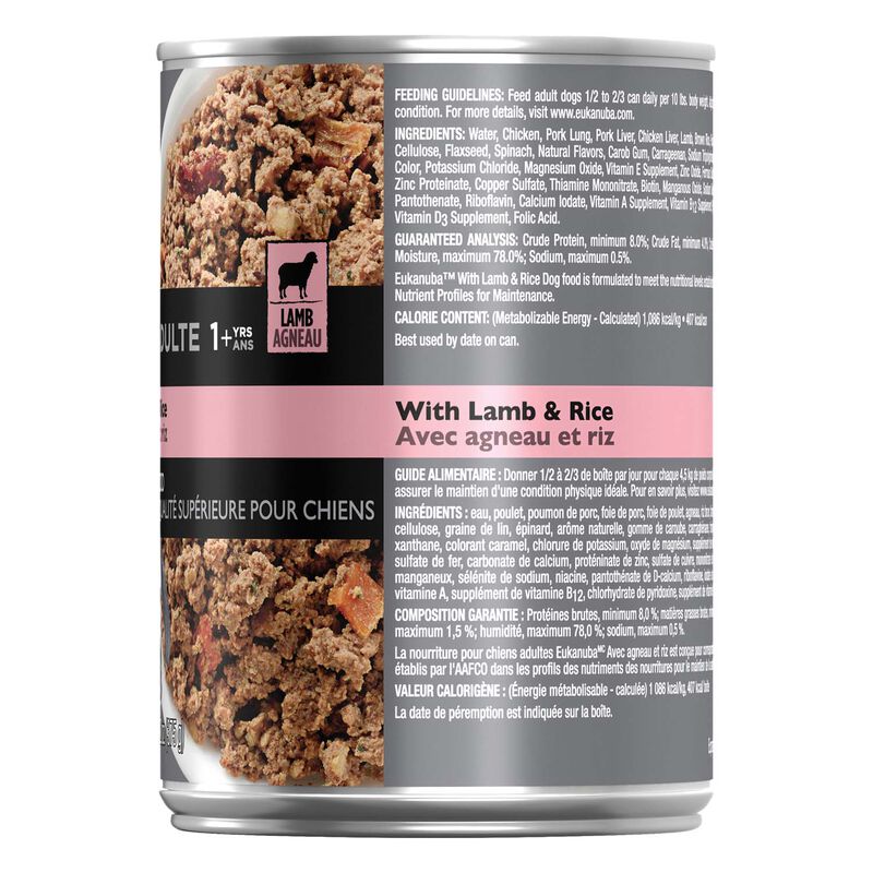 Eukanuba, Can Adult - Lamb & Rice - 354 g - Wet Dog Food image number null