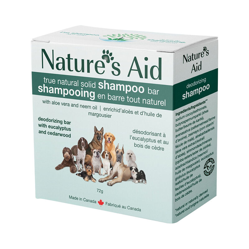 Nature's Aid, Deodorizing Shampoo Bar with Eucalyptus and Cedarwood - 72 g image number null