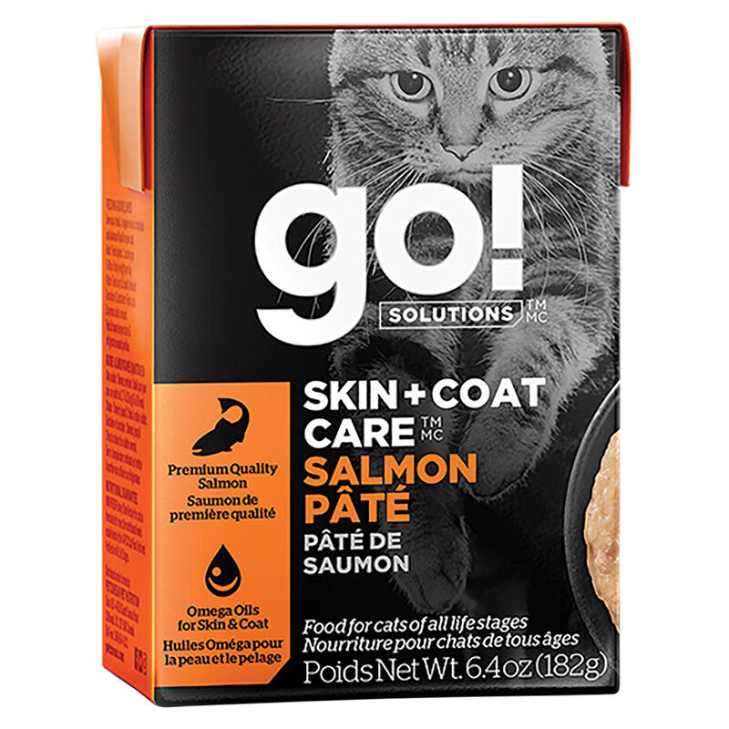 GO! SOLUTIONS, SKIN + COAT CARE Salmon PÃ¢tÃ© for cats image number null