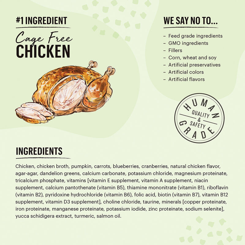 The Honest Kitchen, Minced Chicken in Bone Broth Gravy - Wet Cat Food image number null
