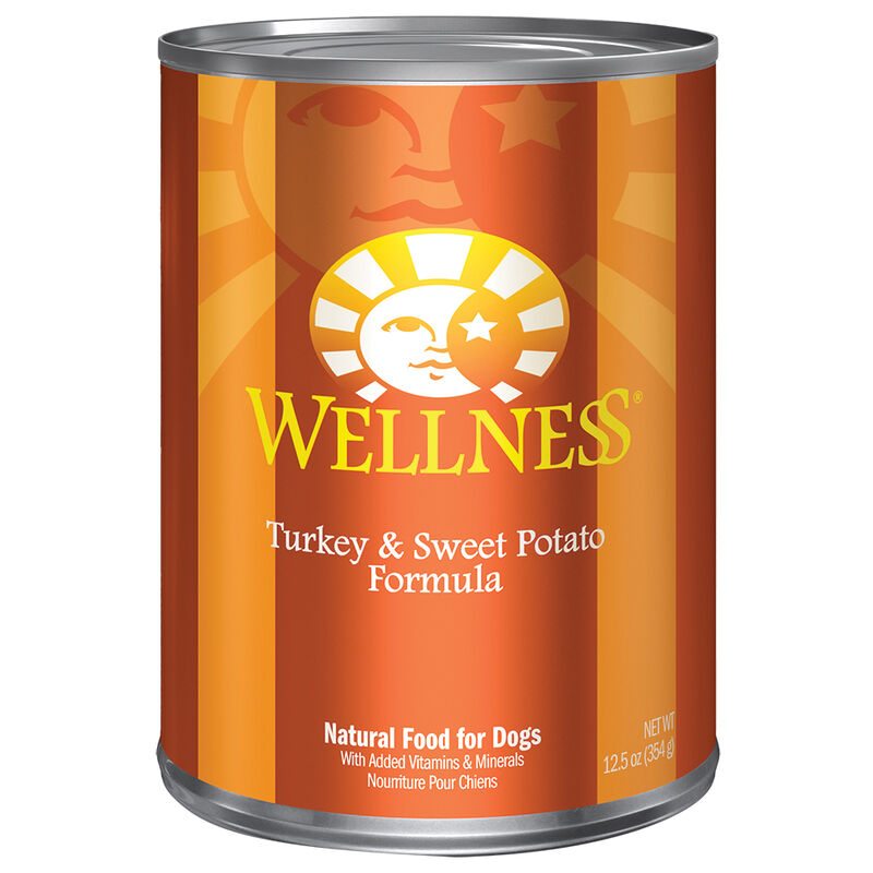 Wellness, Canned Dog Food, Complete Health, Turkey & Sweet Potato - Wet Dog Food image number null