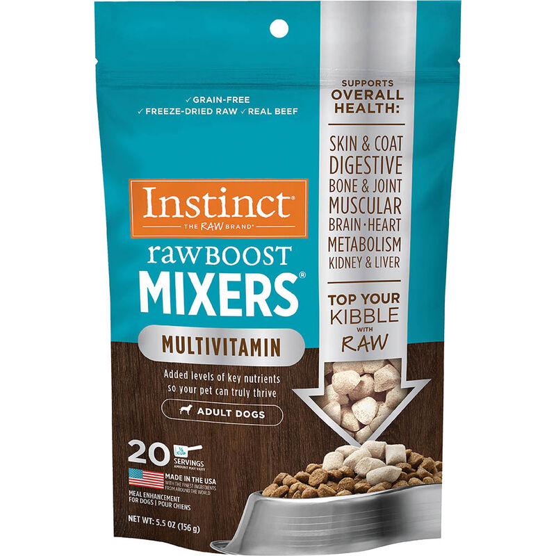 Instinct Raw Boost Mixers - Multivitamin for Dogs - Beef image number null