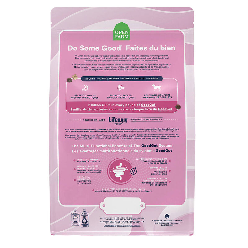 Open Farm, GoodGut Wild-Caught Salmon Recipe - Dry Dog Food image number null