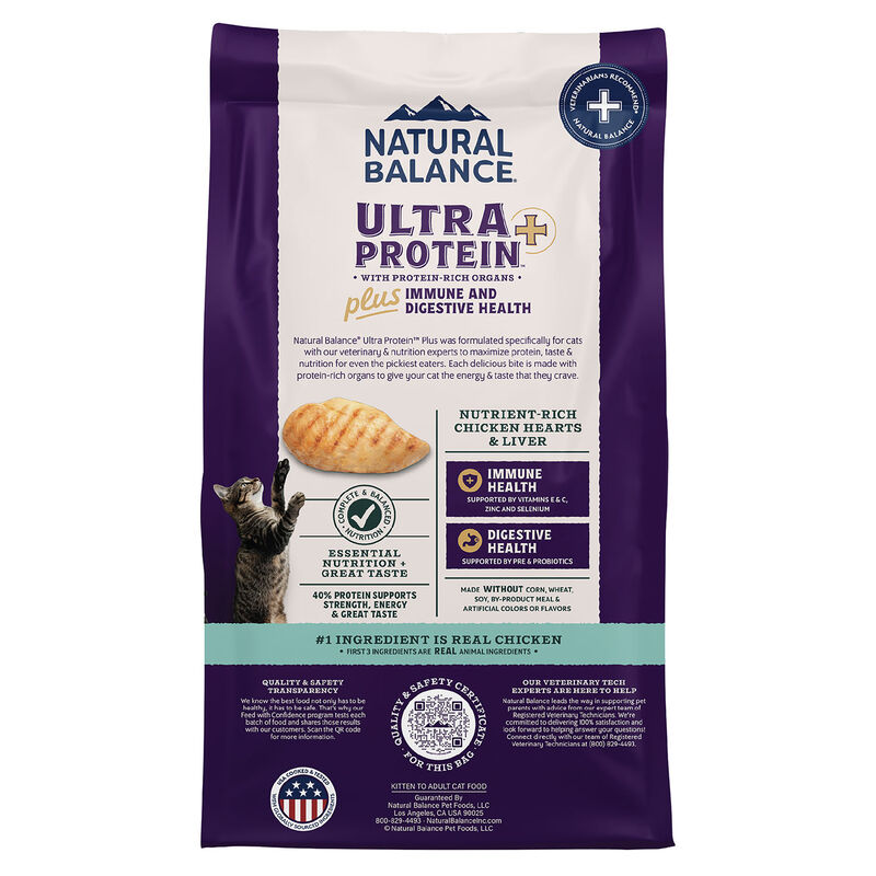 Natural Balance, Ultra Protein Plus - Immune & Digestive Health - Chicken & Chicken Meal Recipe - Dr image number null