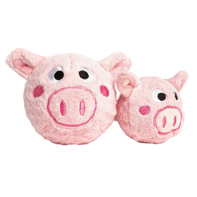 FabDog, Faball Squeakey Dog Toy - Pig