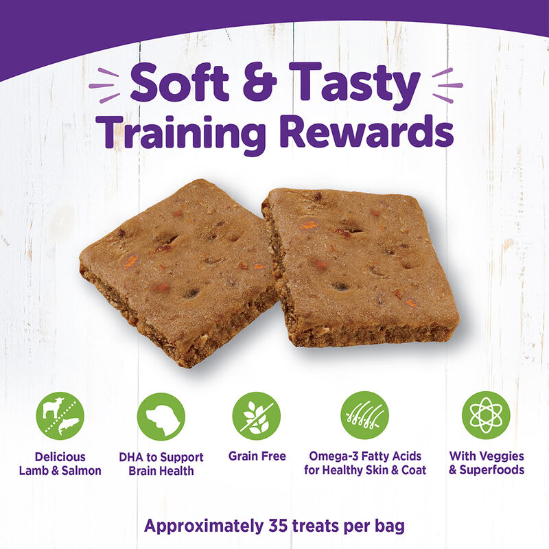 Wellness, Wellbites, Lamb & Salmon Soft Dog Treats - 6 oz - Dog Treat image number null