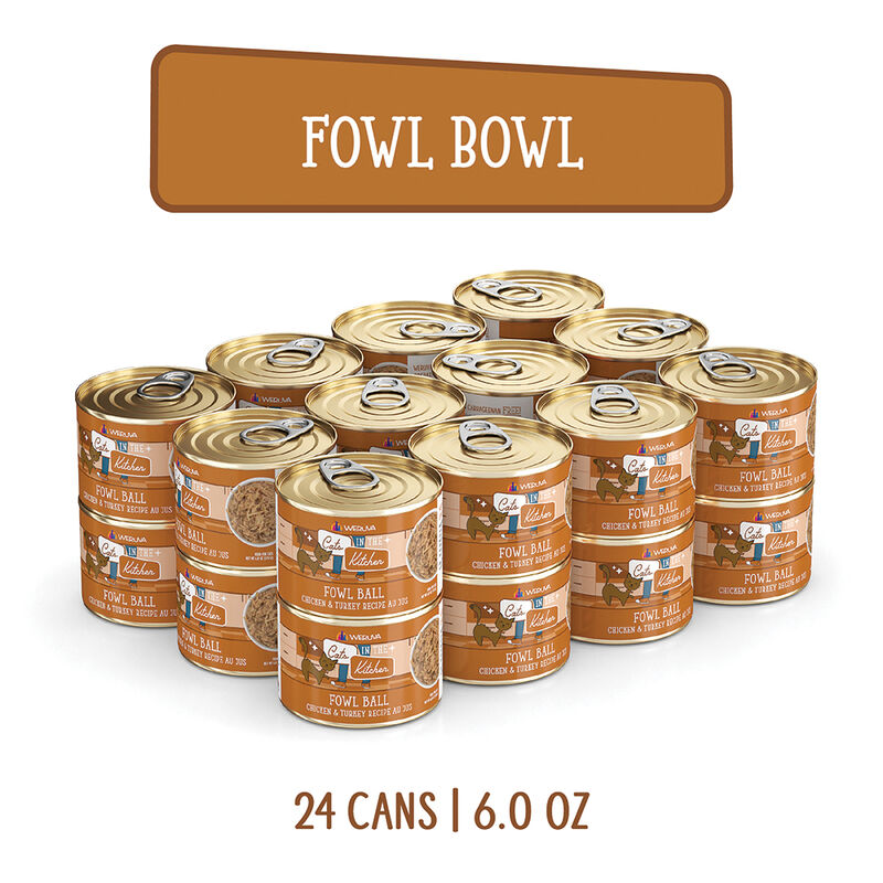 Weruva, Can Feline  - Fowl Ball - Chicken&Turkey-170g - Minced - Wet Cat Food image number null