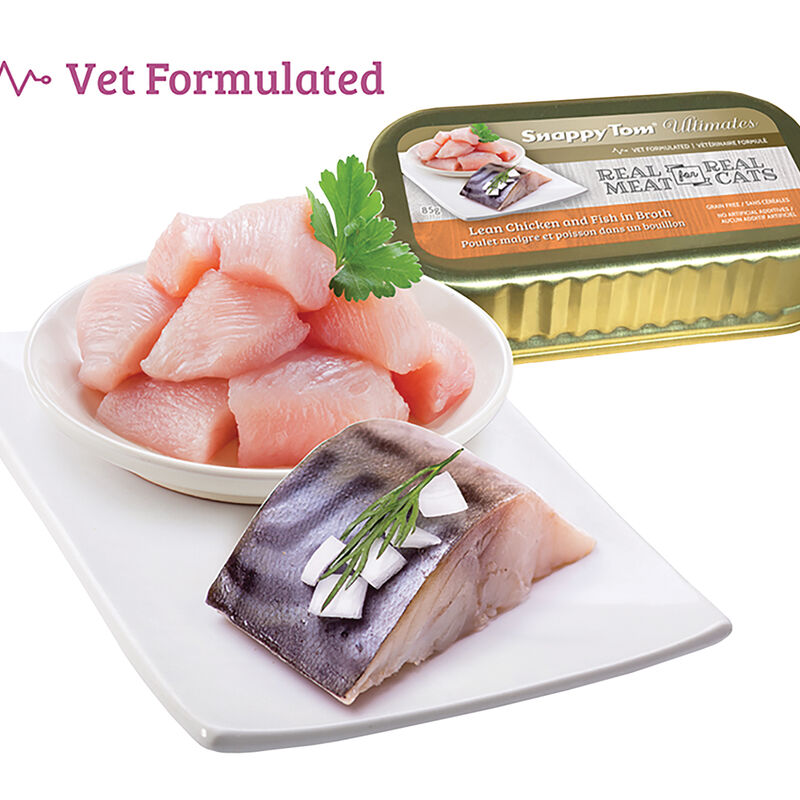 Snappy Tom, Ultimates - Lean Ckn & Fish in Broth - 85g image number null