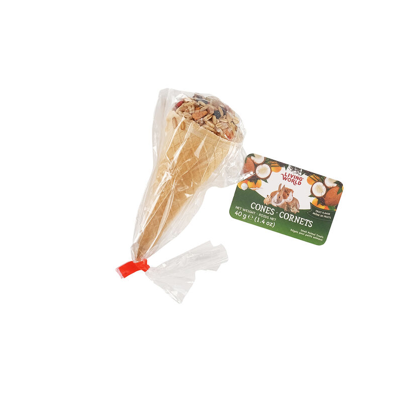 Living World, Small Animal Cone - Fruit - 45 g image number null