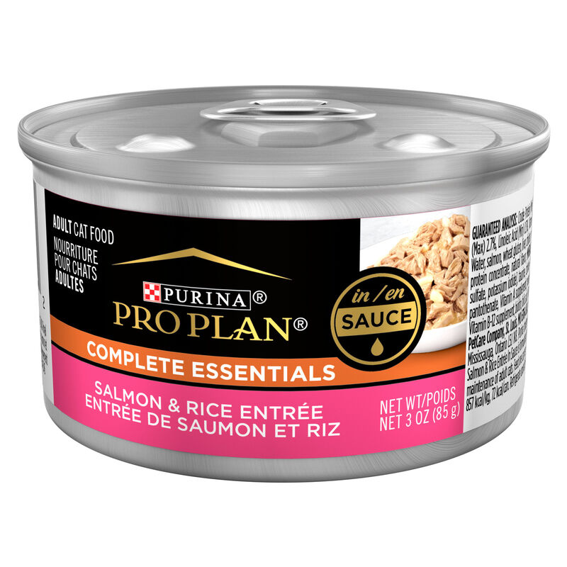 Pro Plan Wet Cat Complete Essentials Salmon & Rice Entr&eacute;e 85g image number null