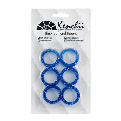 Kenchii, Finger Inserts - Blue - 6 Pk